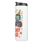 Halloween Squad Creepy Clown Ghost Zombie Thermosbecher (Nach rechts gedreht)