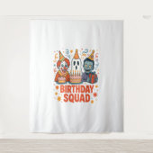 Halloween Squad Creepy Clown Ghost Zombie Wandteppich (Vorderseite)