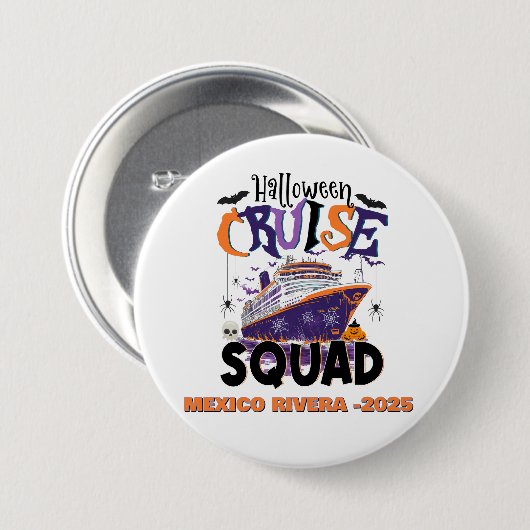 Halloween Squad Custom Button (Vorne & Hinten)