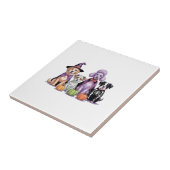 Halloween Squad Dog Fliese (Seite)