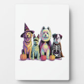 Halloween Squad Dog Fotoplatte (Vorderseite)