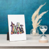 Halloween Squad Dog Fotoplatte (Seite)