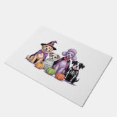 Halloween Squad Dog Fußmatte (Schrägansicht)