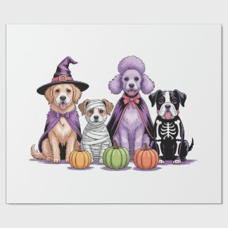 Halloween Squad Dog Geschenkpapier