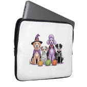 Halloween Squad Dog Laptopschutzhülle (Vorne Rechts)