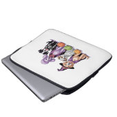 Halloween Squad Dog Laptopschutzhülle (Vorne Knopf)