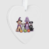 Halloween Squad Dog Ornament (Vorderseite)