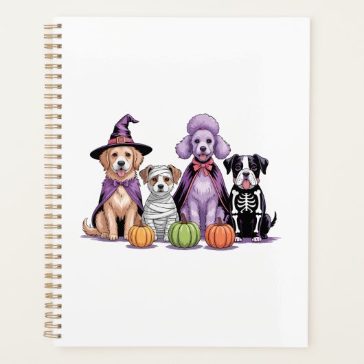Halloween Squad Dog Planer (Vorderseite)