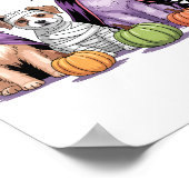 Halloween Squad Dog Poster (Ecke)