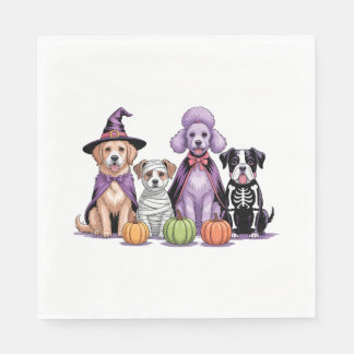Halloween Squad Dog Serviette