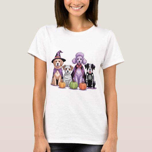 Halloween Squad Dog T-Shirt (Vorderseite)