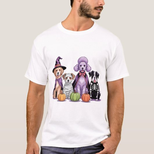 Halloween Squad Dog T-Shirt (Vorderseite)