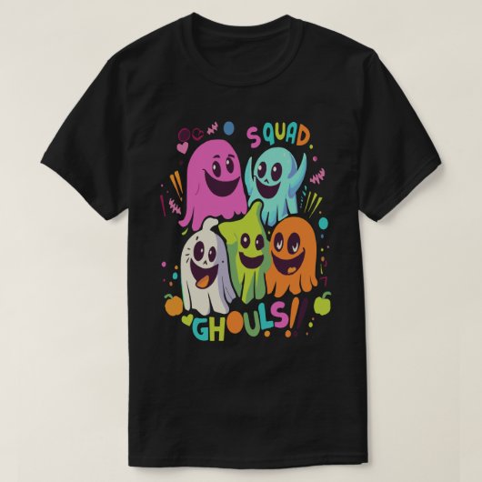 Halloween Squad Ghouls T-Shirt (Design vorne)