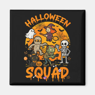 Halloween Squad Horror Group Hexe Mummy Zo Magnet