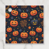 Halloween Square Gefälligetags Geschenkanhänger (Vorderseite)