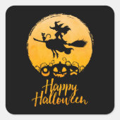 Halloween Square Sticker (Vorderseite)