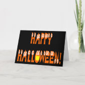 Halloween Squash Text Karte (Vorderseite)