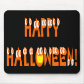 Halloween Squash Text Mousepad (Vorne)