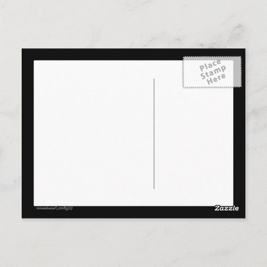 Halloween Squatchin' Postkarte (Rückseite)