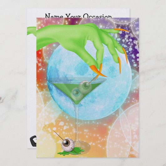 Halloween - SRF Einladung (Vorne/Hinten)