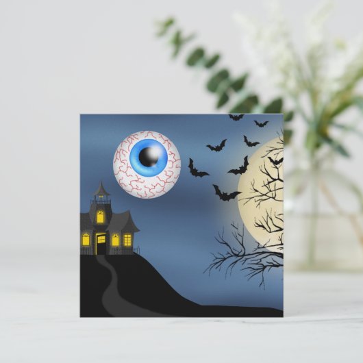 Halloween - SRF Einladung (Stehend Vorderseite)