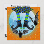 Halloween - SRF Einladung (Vorne/Hinten)