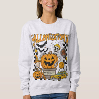 Halloween-Stadt Sweatshirt