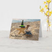 Halloween Starfish Karte (Gelbe Blume)