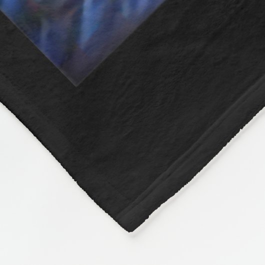 Halloween Starry Night Black Cat Comma La K Fleecedecke (Ecke)