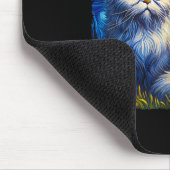 Halloween Starry Night Black Cat Comma La Kamala H Mousepad (Ecke)