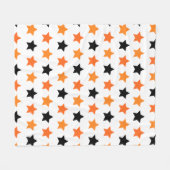Halloween Stars Fleece Blanket (Vorderseite (Horizontal))