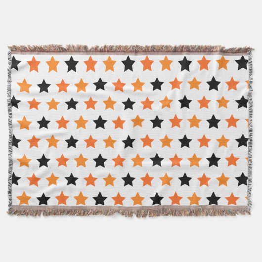 Halloween Stars Throw Blanket Decke (Vorderseite)