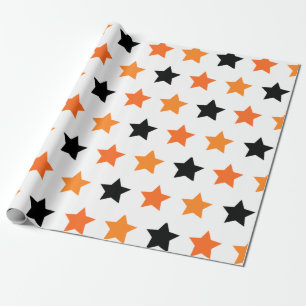 Halloween Stars Wrapping Paper Geschenkpapier
