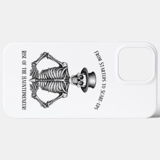Halloween Startup Spaß Hauntepreneur Skeleton Case-Mate iPhone Hülle (Rückseite (Horizontal))