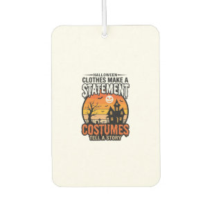 Halloween Statement Kostüme Vintage T-Shirt Design Autolufterfrischer