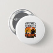 Halloween Statement-Kostüme Vintage T-Shirt Design Button (Vorne & Hinten)