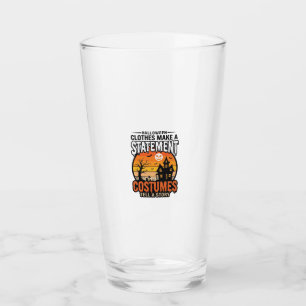Halloween Statement Kostüme Vintage T-Shirt Design Glas