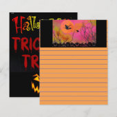Halloween Stationery (Vorne/Hinten)