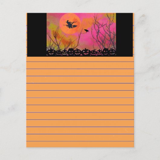Halloween Stationery (Vorderseite)