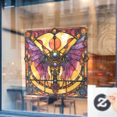 Halloween-Steampunk-Fensterheber Fensteraufkleber (Café-Fenster)