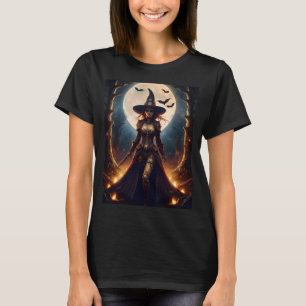 Halloween Steampunk Forest Hexe T-Shirt