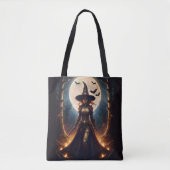 Halloween Steampunk Forest Hexe Tasche (Vorderseite)