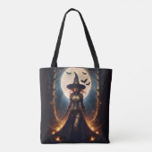 Halloween Steampunk Forest Hexe Tasche (Rückseite)