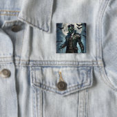 Halloween Steampunk Frankensteins Monster Button (Beispiel)