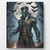 Halloween Steampunk Frankensteins Monster Fotoplatte (Vorderseite)