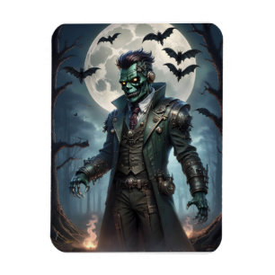Halloween Steampunk Frankensteins Monster Magnet