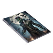 Halloween Steampunk Frankensteins Monster Notizblock (Rechte Seite)
