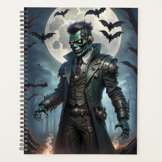 Halloween Steampunk Frankensteins Monster Planer (Vorderseite)