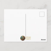 Halloween Steampunk Frankensteins Monster Postkarte (Rückseite)