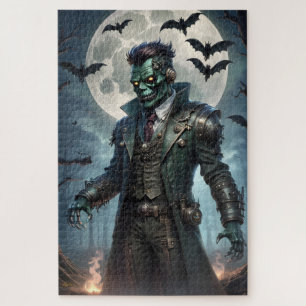 Halloween Steampunk Frankensteins Monster Puzzle